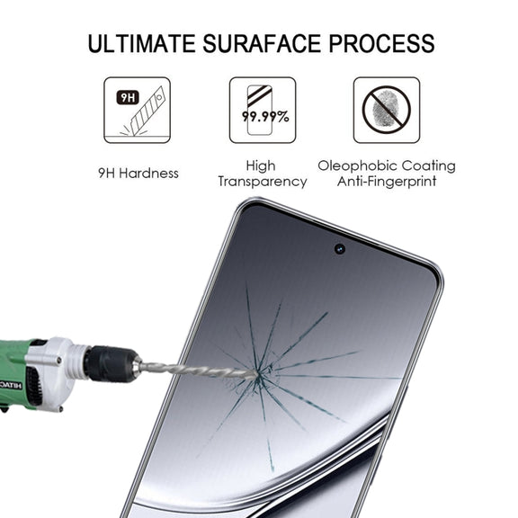 For Realme GT5 Pro 25pcs 3D Curved Edge Full Screen Tempered Glass Film