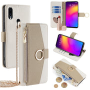 For Meizu Note 9 Crossbody Litchi Texture Leather Phone Case(White)