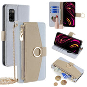 For Rakuten Big S Crossbody Litchi Texture Leather Phone Case(Blue)