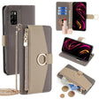 For Rakuten Big S Crossbody Litchi Texture Leather Phone Case(Grey) - More Brand by PMC TechLife | Online Shopping South Africa | PMC TechLife | Buy Now Pay Later Mobicred