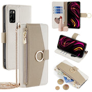 For Rakuten Big S Crossbody Litchi Texture Leather Phone Case(White)