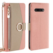 For Kyocera Digno SX4 5G Crossbody Litchi Texture Leather Phone Case(Pink)