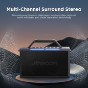 JOYROOM JR-MW03 Pies Series Party Double Microphone Bluetooth Speaker