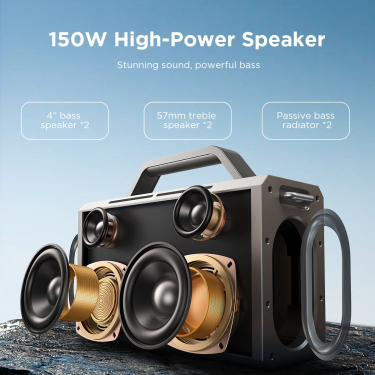 JOYROOM JR-MW03 Pies Series Party Double Microphone Bluetooth Speaker
