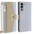 For Fujitsu Arrows We2 Plus Crossbody Litchi Texture Leather Phone Case(Blue) - More Brand by PMC TechLife | Online Shopping South Africa | PMC TechLife | Buy Now Pay Later Mobicred