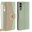 For Fujitsu Arrows We2 Plus Crossbody Litchi Texture Leather Phone Case(Green) - More Brand by PMC TechLife | Online Shopping South Africa | PMC TechLife | Buy Now Pay Later Mobicred