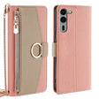 For Fujitsu Arrows We2 Plus Crossbody Litchi Texture Leather Phone Case(Pink) - More Brand by PMC TechLife | Online Shopping South Africa | PMC TechLife | Buy Now Pay Later Mobicred