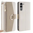 For Fujitsu Arrows We2 Plus Crossbody Litchi Texture Leather Phone Case(White) - More Brand by PMC TechLife | Online Shopping South Africa | PMC TechLife | Buy Now Pay Later Mobicred