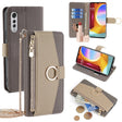 For LG Velvet Crossbody Litchi Texture Leather Phone Case(Grey) - LG by PMC TechLife | Online Shopping South Africa | PMC TechLife | Buy Now Pay Later Mobicred