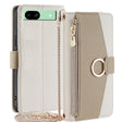 For Google Pixel 8a Crossbody Litchi Texture Leather Phone Case(White) - Google Cases by PMC TechLife | Online Shopping South Africa | PMC TechLife | Buy Now Pay Later Mobicred