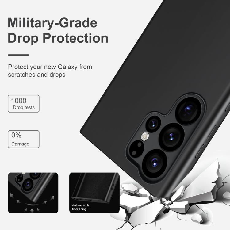 For Samsung Galaxy S25 Ultra 5G MagSafe Magnetic Liquid Silicone Phone Case(Black)