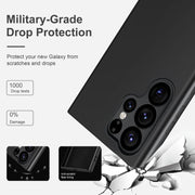 For Samsung Galaxy S25 Ultra 5G MagSafe Magnetic Liquid Silicone Phone Case(Black)