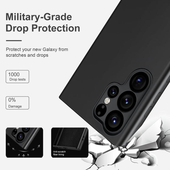 For Samsung Galaxy S25 Ultra 5G MagSafe Magnetic Liquid Silicone Phone Case(Black)