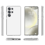 For Samsung Galaxy S25 Ultra 5G Shockproof Terminator Glitter Powder Phone Case(Transparent)