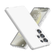 For Samsung Galaxy S25 Ultra 5G Shockproof Terminator Glitter Powder Phone Case(Transparent)