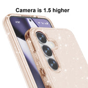 For Samsung Galaxy S25 5G Shockproof Terminator Glitter Powder Phone Case(Gold)