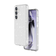 For Samsung Galaxy S25 5G Shockproof Terminator Glitter Powder Phone Case(White)