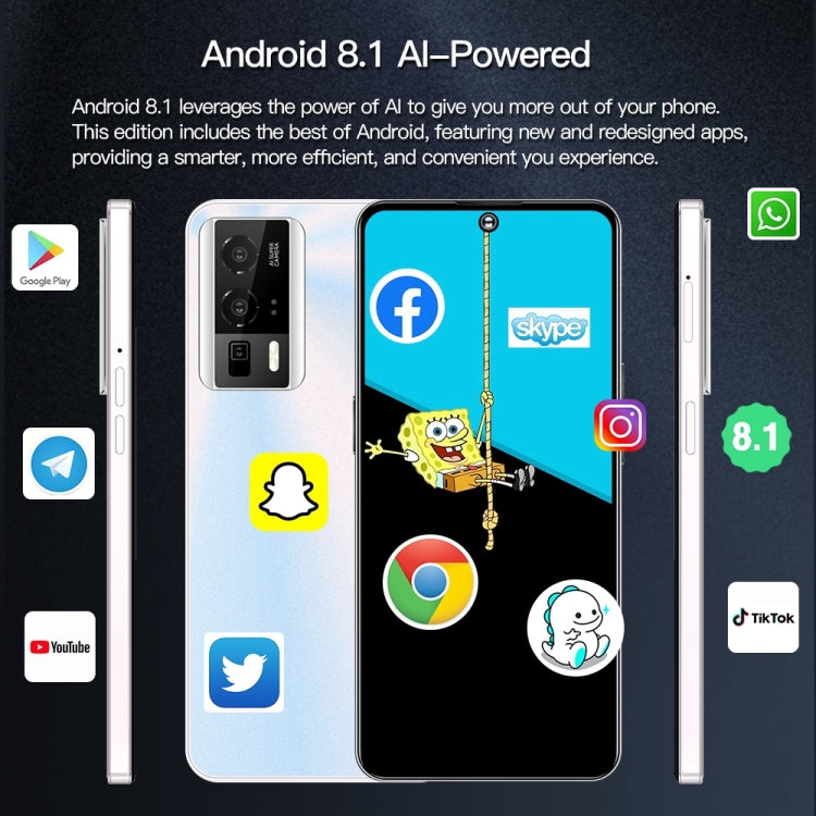 F15 Pro+ / U29, 3GB+32GB, 6.53 inch Screen, Face Identification, Android 8.1 MTK6737 Quad Core, Network: 4G, OTG, Dual SIM(Black)