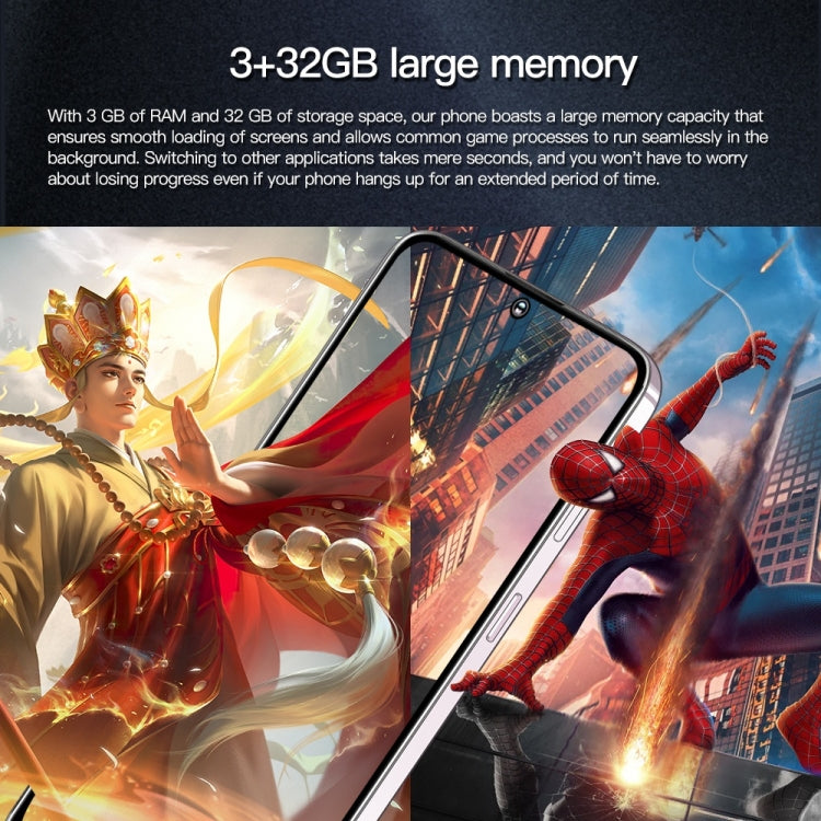 F15 Pro+ / U29, 3GB+32GB, 6.53 inch Screen, Face Identification, Android 8.1 MTK6737 Quad Core, Network: 4G, OTG, Dual SIM(Black)