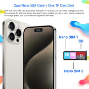 i15ProMax / U18, 3GB+32GB, 6.53 inch Face Identification Android 8.1 MTK6737 Quad Core, Network: 4G, OTG, Dual SIM(White)