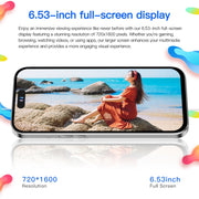 i15ProMax / U18, 3GB+32GB, 6.53 inch Face Identification Android 8.1 MTK6737 Quad Core, Network: 4G, OTG, Dual SIM(Blue)