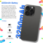 i15ProMax / U18, 3GB+32GB, 6.53 inch Face Identification Android 8.1 MTK6737 Quad Core, Network: 4G, OTG, Dual SIM(Black)