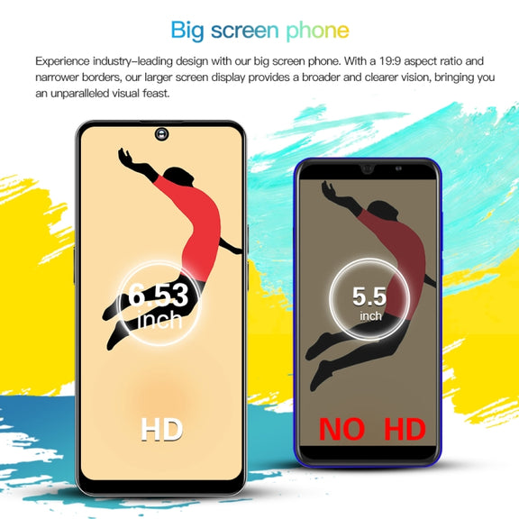 M6Pro / U30, 3GB+32GB, 6.53 inch Screen, Face Identification, Android 8.1 MTK6737 Quad Core, Network: 4G, OTG, Dual SIM(Black)