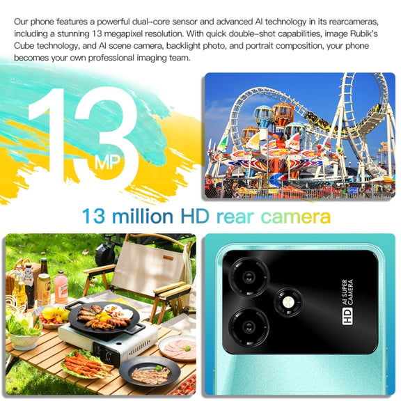 M6Pro / U30, 3GB+32GB, 6.53 inch Screen, Face Identification, Android 8.1 MTK6737 Quad Core, Network: 4G, OTG, Dual SIM(Green)