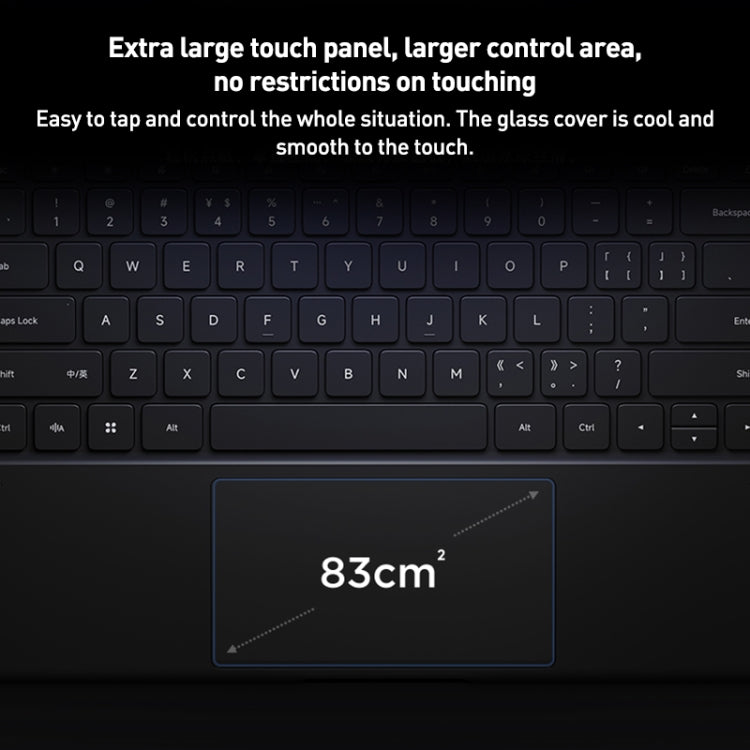 Original For Xiaomi Pad 6 Max 14 Intelligent Touch Pad Keyboard(Black)