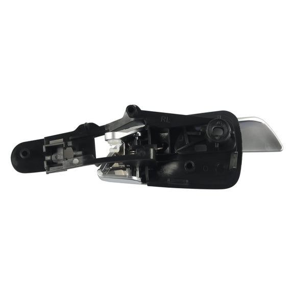 A6743-03 Car Rear Left Electroplated Inside Door Handle for Alfa Romeo Giulietta 2010-2016 156092160(Black + Silver)