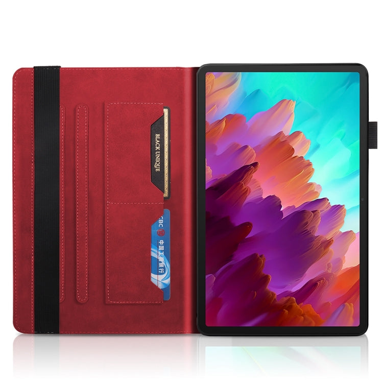 For Lenovo Tab P12 / Xiaoxin Pad Pro 12.7 2023 Life Tree Series Horizontal Flip Leather Tablet Case(Red)