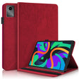 For Lenovo Tab M11 / Xiaoxin Pad 11 2024 Life Tree Series Horizontal Flip Leather Tablet Case(Red) - Lenovo by PMC Jewellery | Online Shopping South Africa | PMC Jewellery | Buy Now Pay Later Mobicred