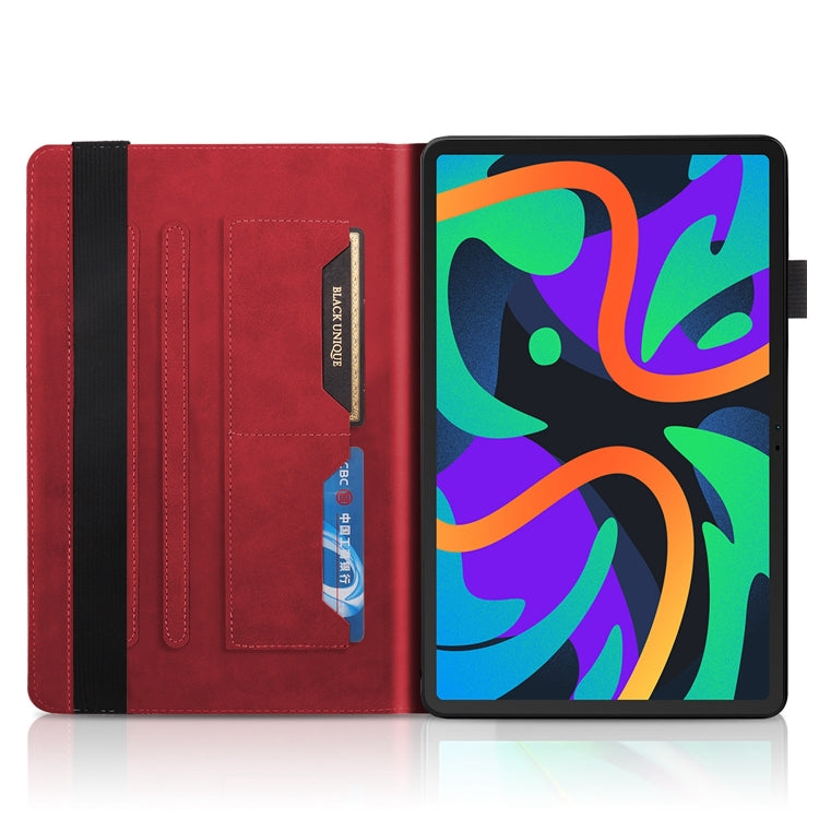For Lenovo Tab M11 / Xiaoxin Pad 11 2024 Life Tree Series Horizontal Flip Leather Tablet Case(Red)