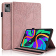 For Lenovo Tab M11 / Xiaoxin Pad 11 2024 Life Tree Series Horizontal Flip Leather Tablet Case(Rose Gold) - Lenovo by PMC Jewellery | Online Shopping South Africa | PMC Jewellery | Buy Now Pay Later Mobicred