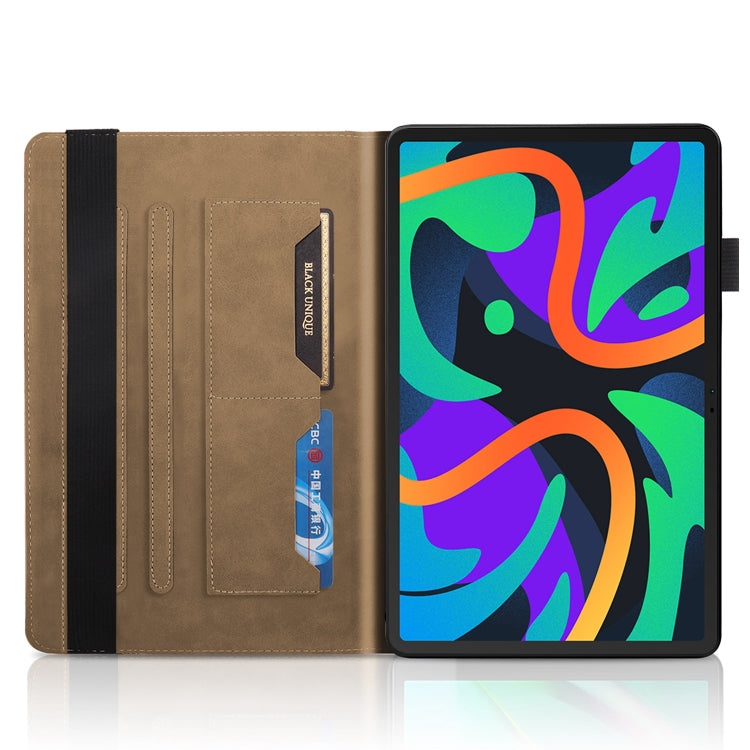 For Lenovo Tab M11 / Xiaoxin Pad 11 2024 Life Tree Series Horizontal Flip Leather Tablet Case(Brown)