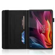 For Lenovo Tab P12 / Xiaoxin Pad Pro 12.7 2025 Life Tree Series Horizontal Flip Leather Tablet Case(Black)
