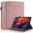 For Lenovo Tab P12 / Xiaoxin Pad Pro 12.7 2025 Life Tree Series Horizontal Flip Leather Tablet Case(Rose Gold) - Lenovo by PMC TechLife | Online Shopping South Africa | PMC TechLife | Buy Now Pay Later Mobicred