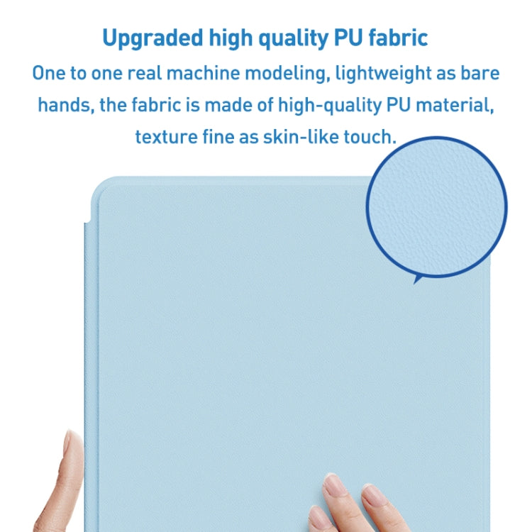 For iPad Air 11 2024 / iPad Pro 11 Detachable Magnetic Rotation Smart Leather Tablet Case(White)