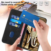For iPhone 17 Pro Max YX0060 Elephant Head Embossed Phone Leather Case with Lanyard(Black)