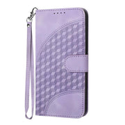 For iPhone 17 Pro YX0060 Elephant Head Embossed Phone Leather Case with Lanyard(Light Purple)