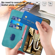For iPhone 17 Pro YX0060 Elephant Head Embossed Phone Leather Case with Lanyard(Light Blue)