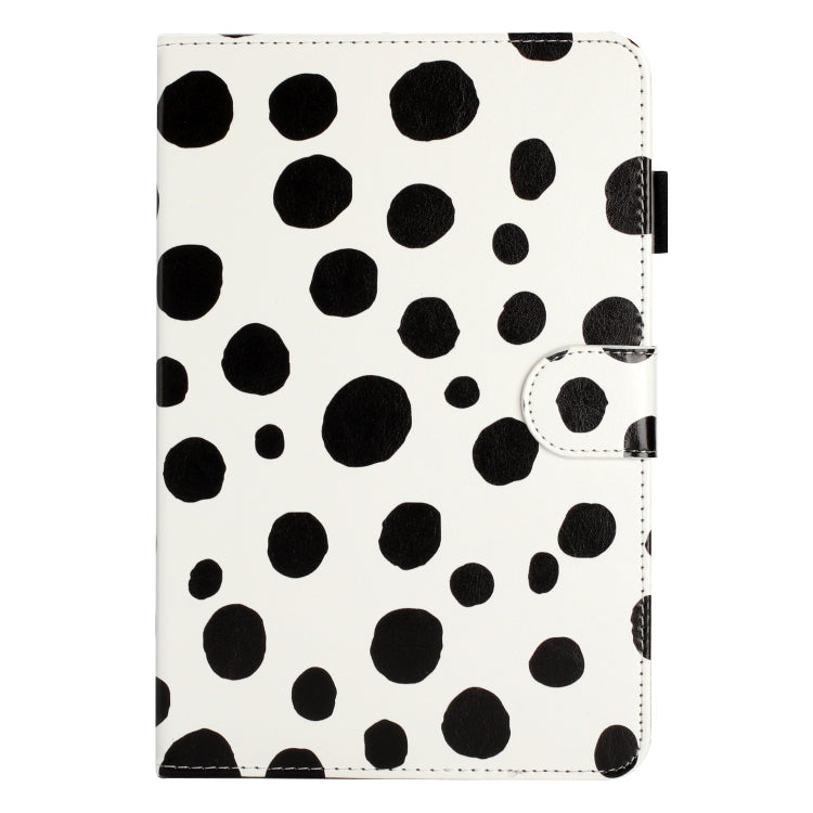 10 inch Dot Pattern Leather Tablet Case(White Black Dot)