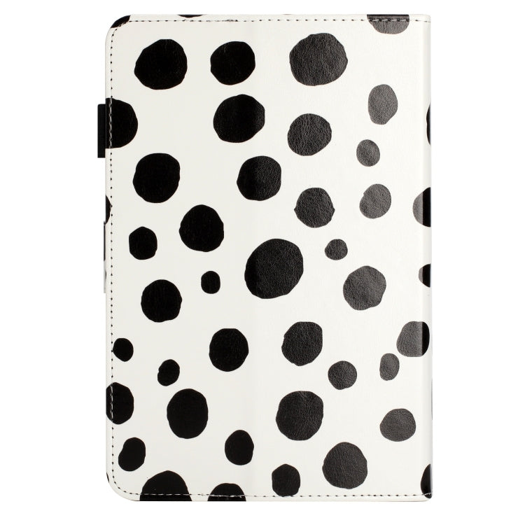 10 inch Dot Pattern Leather Tablet Case(White Black Dot)