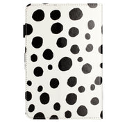 10 inch Dot Pattern Leather Tablet Case(White Black Dot)