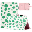 10 inch Dot Pattern Leather Tablet Case(White Green Dot) - 10 - 11 inch by PMC TechLife | Online Shopping South Africa | PMC TechLife | Buy Now Pay Later Mobicred
