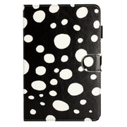 10 inch Dot Pattern Leather Tablet Case(Black White Dot)