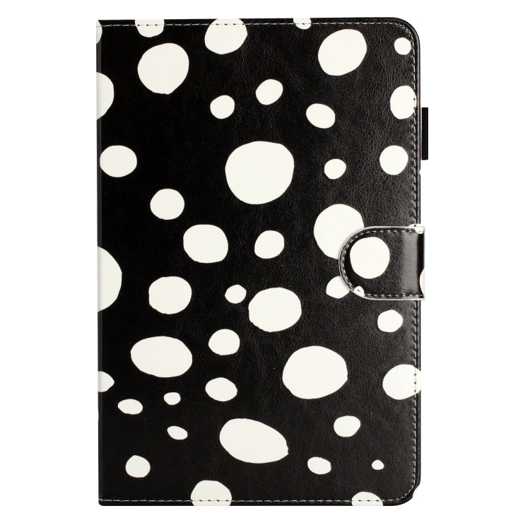 10 inch Dot Pattern Leather Tablet Case(Black White Dot)