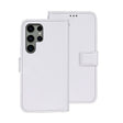 For Samsung Galaxy S24 Ultra 5G idewei Crazy Horse Texture Leather Phone Case(White) - free shipping - PMC Jewellery - Order now!