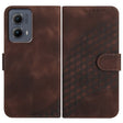 For Motorola Edge 5G 2024 YX0060 Elephant Head Embossed Phone Leather Case with Lanyard(Coffee) - Motorola Cases by PMC Jewellery | Online Shopping South Africa | PMC Jewellery | Buy Now Pay Later Mobicred