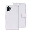 For Nothing Phone 2 idewei Crazy Horse Texture Leather Phone Case with Holder(White) - free shipping - PMC TechLife - Order now!
